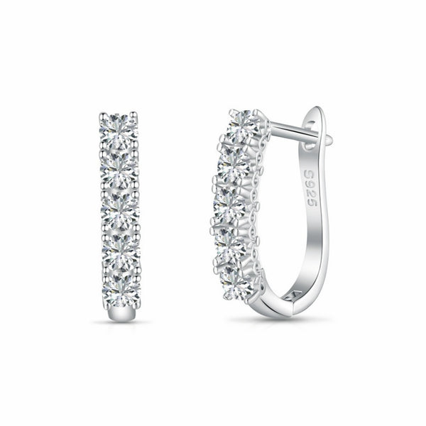 Diamond Hoop Earrings